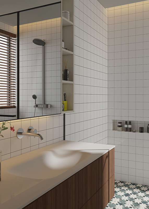 Instalare rapidă, clasa A la foc Panou de perete din silicat de calciu Minecore Easytile